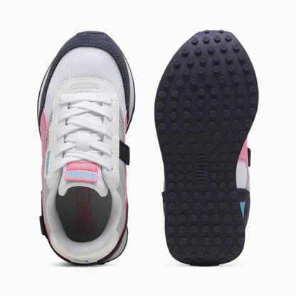 PUMA FUTURE RIDER SPLASH PS WHITE-COOL LIGHT GRAY 381855-20