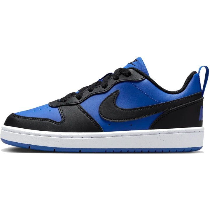 NIKE COURT BOROUGH LOW RECRAFT GS GAME ROYAL/BLACK-WHITE HM6293-480
