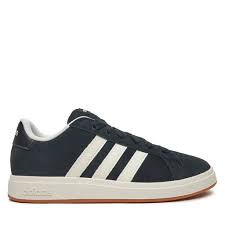 ADIDAS GRAND COURT 00s K CBLACK/OWHITE/GUM10 JH6178