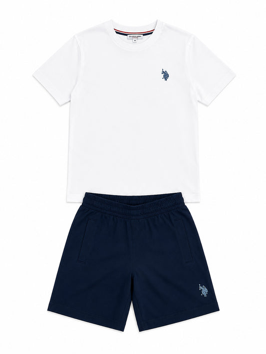 U.S. POLO SET 5 - TSHIRT + SHORT US43532005-507