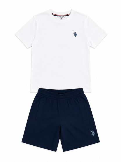 U.S. POLO SET 5 - TSHIRT + SHORT US43532005-507