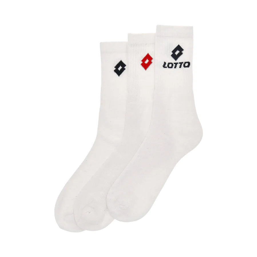 Lotto Sock Quarter Tripack Bianco 222670-07R