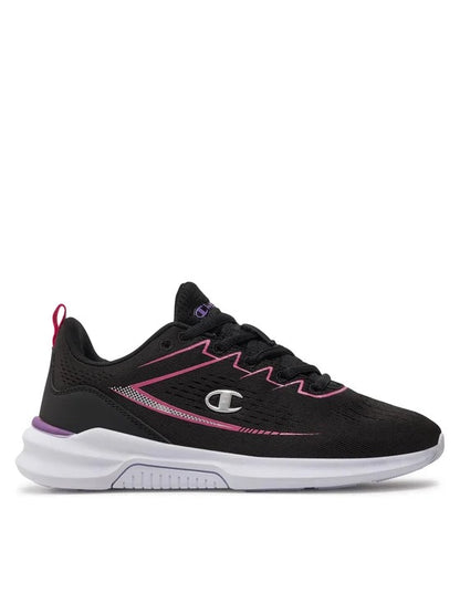 CHAMPION NIMBLE G GS LOW CUT SHOE NBK/FUCSIA/PURPLE S32767-KK003
