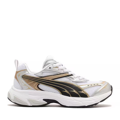 PUMA MORPHIC WHITE-GOLD-SILVER 392724-25