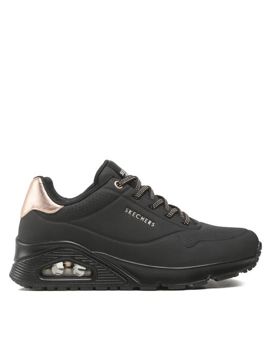 Skechers Uno Shimmer Away Sneakers Donna Nere