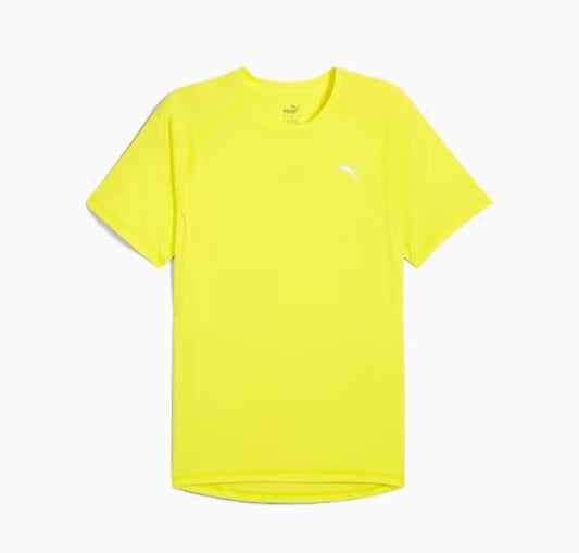 PUMA M RUN VELOCITY TEE (POLY) YELLOW 526600-39
