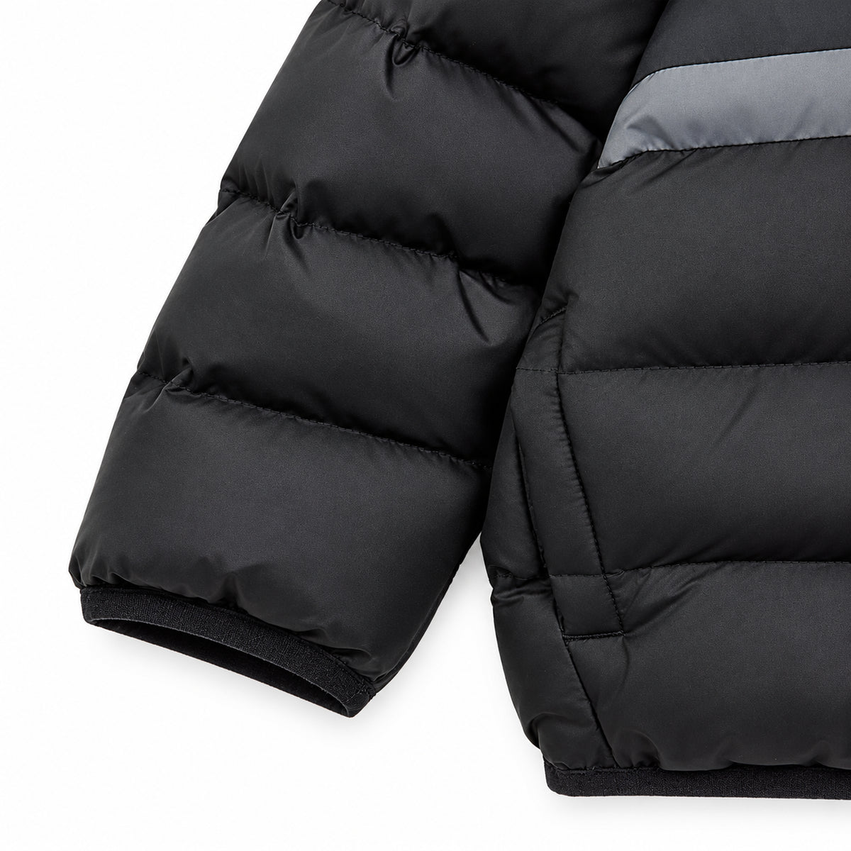Adidas AOR Puffer Blocking Piumino Imbottito Bambino e Neonato Unisex Design Color Block Nero Poliestere Autunno Inverno Taglie 3 Mesi-4 Anni KR4648