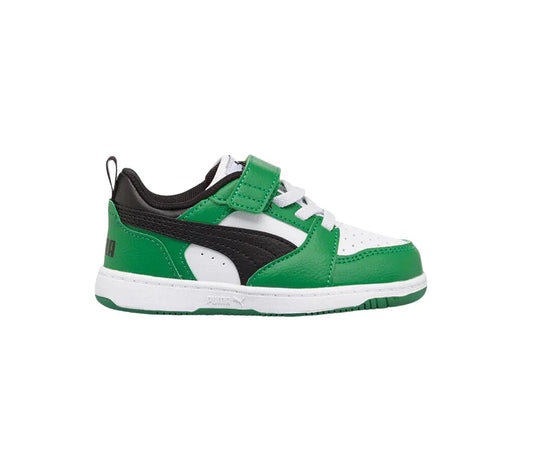 PUMA REBOUND V6 LO AC+ INF PUMA WHITE-PUMA BLACK-ARCHIVE GREEN 397420-05