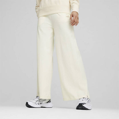PUMA CLASSICS RIBBED RELAXED PANTS FROSTED IVORY 624268-66