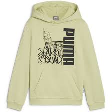 PUMA ESS+ MID90S HOODIE FL B PISTACHIO GREEN 628022-37