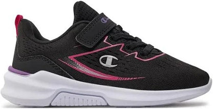 CHAMPION NIMBLE G PS LOW CUT SHOE NBK/FUCSIA/PURPLE S32766-KK003