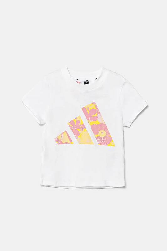ADIDAS JG FLWR T WHITE/MULTCO JI6220