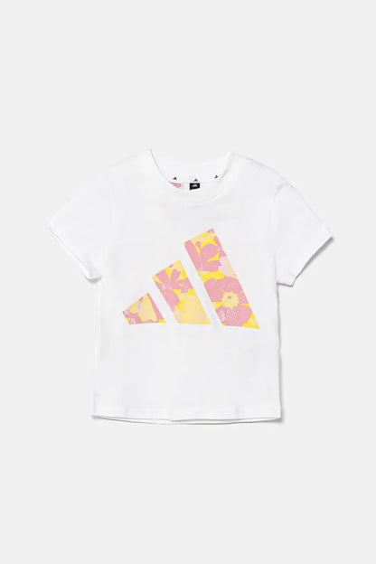 ADIDAS JG FLWR T WHITE/MULTCO JI6220