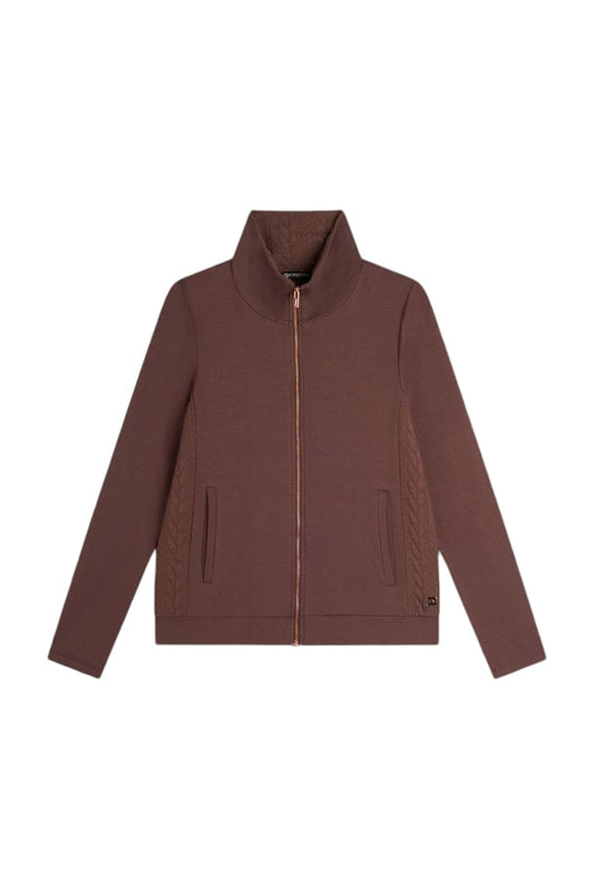 FREDDY FELPA CAPPUCCIO ZIP F4WSLS1-M39