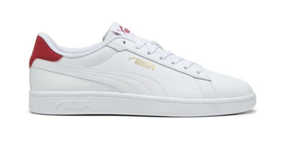 PUMA SMASH 3.0 L WHITE-CLUB RED-GOLD 390987-17