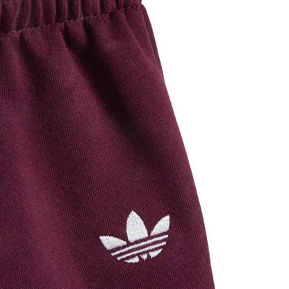 Adidas Tuta Bambino Cappuccio e Pantaloni Borgogna KS1264