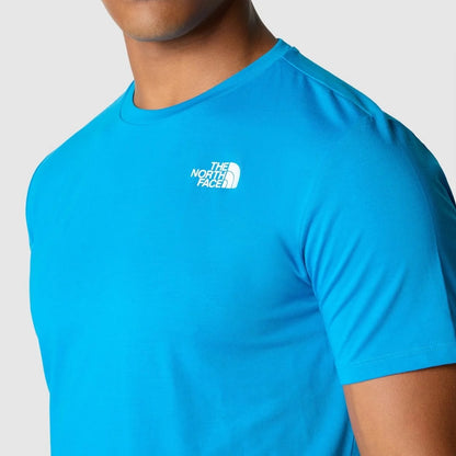 THE NORTH FACE M FOUNDATION TRACKS GRAPHIC TEE SKYLINE BLUE NF0A882YRI31
