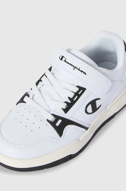 CHAMPION RD18 HERITAGE EVOLVE B PS LOW CUT SHOE WHT/NBK/NATL S33201-WW015