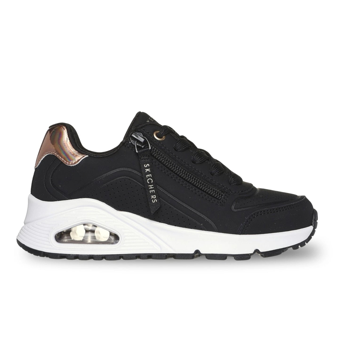 Skechers Uno Gen1 Zip and S Sneakers Bambina Nere