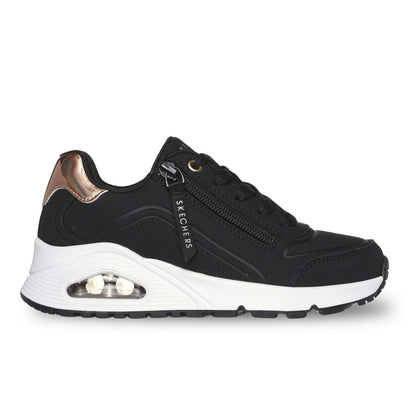 Skechers Uno Gen1 Zip and S Sneakers Bambina Nere