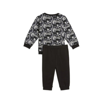 PUMA MINICATS AOP CREW JOGGER FL INF PUMA BLACK 683327-01