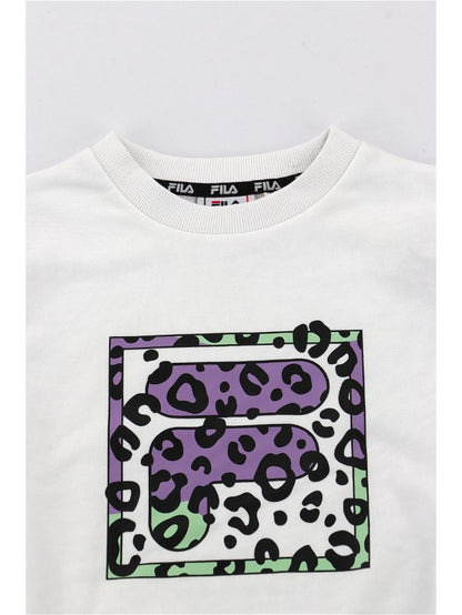 FILA LANGENORLA GRAPHIC CREW SWEAT BRIGHT WHITE FAT0497-10001