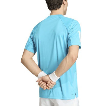 ADIDAS CLUB 3STR TEE_SIGNAL CYAN KB9728