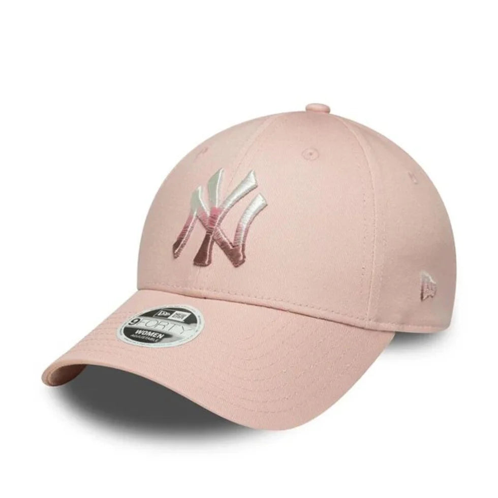 NEW ERA 9FORTY New York Yankees MLB metallic rosa pastello 60759077