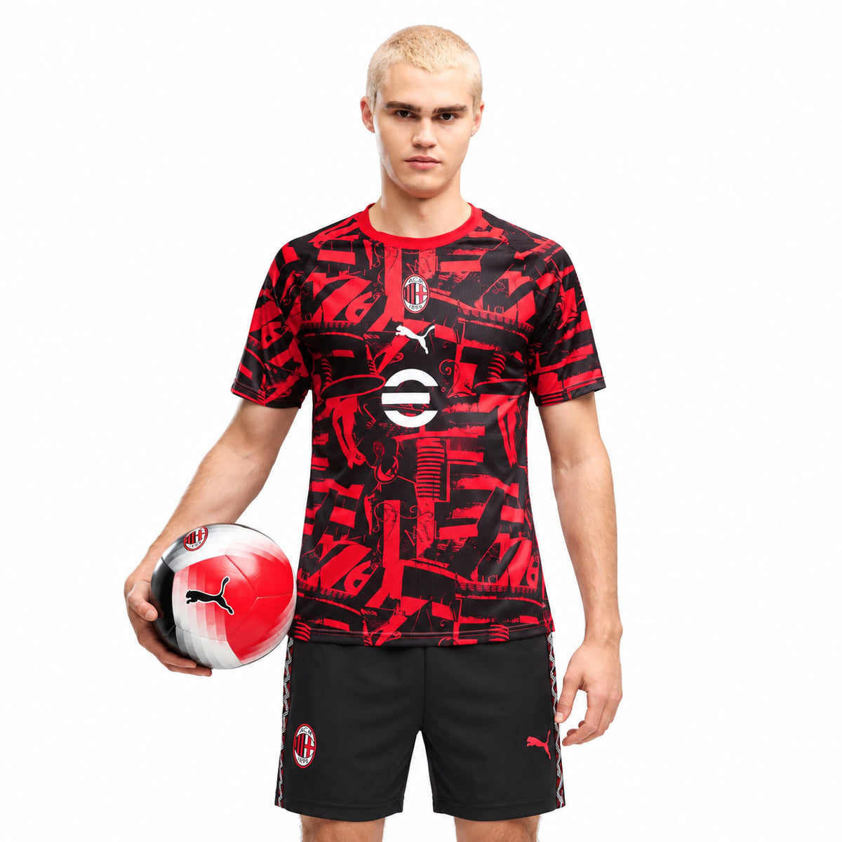 Puma Maglia Prematch Milan 2026/27 786675-11 – Rosso
