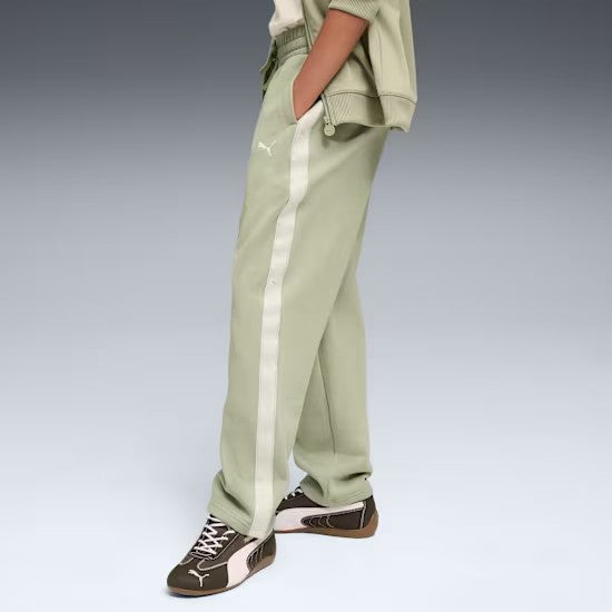 PUMA ESS TAPE RELAXED SWEATPANTS FL G GREEN 688492-82