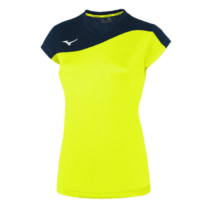 MIZUNO TEAM AUTH. MYOU TEE WOS Yellow Fluo/Navy V2EA720344