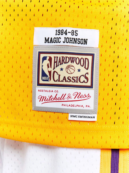 Mitchell & Ness NBA SWINGMAN HOME JERSEY LAKERS 1984 MAGIC JOHNSON SMJYGS18175-LALLTGD84EJH