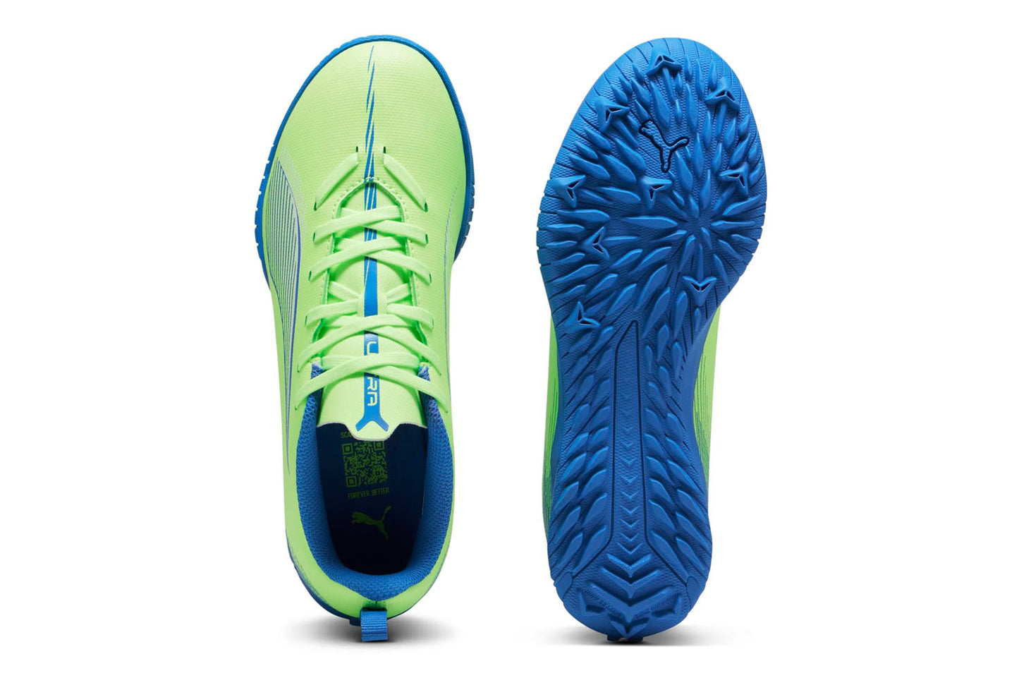 PUMA ULTRA 5 PLAY TT JR FIZZY APPLE-PUMA WHITE-BLUEMAZING 107910-03