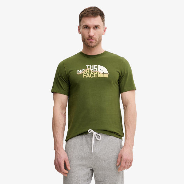THE NORTH FACE M MOUNTAIN LINE REGULAR SHORT SLEEVE TEE WOODLAND GREEN NF0A8GUXBRI1