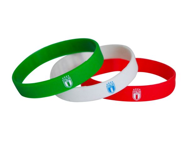FIGC ITALIA Set 3 bracciali Italia SETBRACCIALIIT