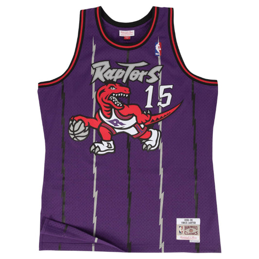 Mitchell & Ness NBA SWINGMAN ROAD JERSEY RAPTORS 1998 VINCE CARTER SMJYGS18214-TRAPURP98VCA