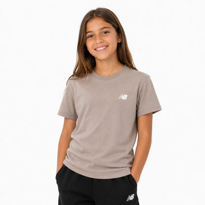 New Balance Jersey Small Logo Tee LAKB0001-SOT | T-Shirt Bambino/a | Stoneware