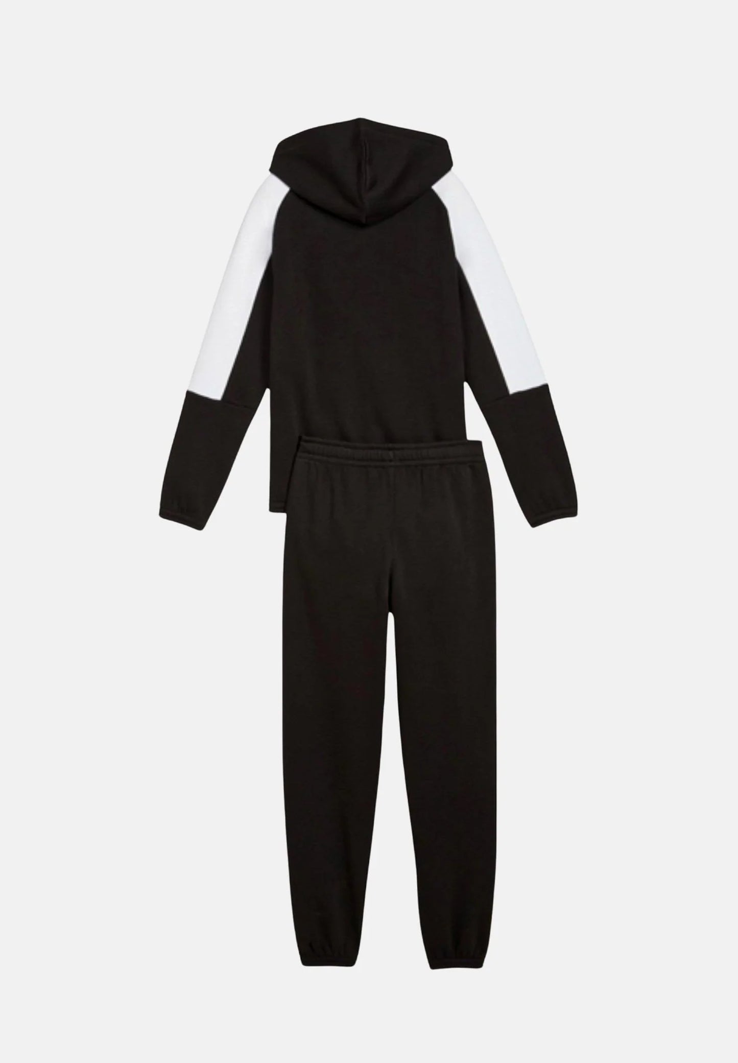 PUMA ESS BLOCK HOODED FULL-ZIP SWEAT SUIT FL B BLACK 689724-01