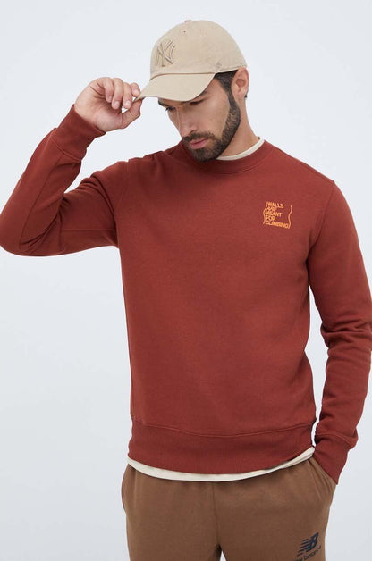 THE NORTH FACE NTF M OUTDOOR GRAPHIC CREW BRANDY BROWN NF0A8523UBC1