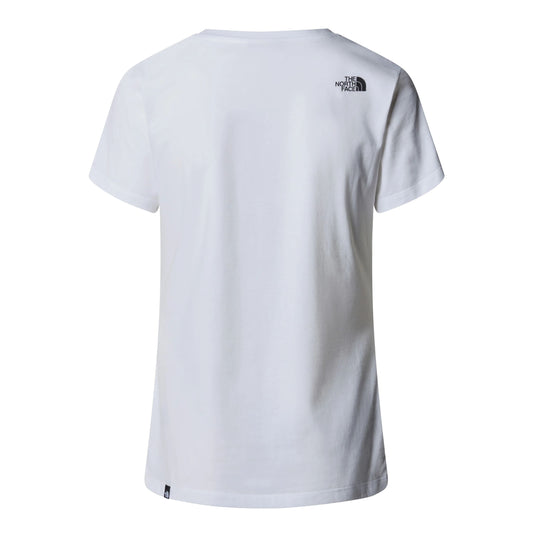 THE NORTH FACE W SS SD SLIM TEE TNF WHITE NF0A87NHFN41