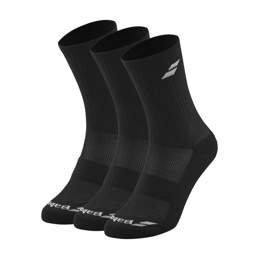 Babolat 3 Pairs Pack Junior Unisex Calze Nere