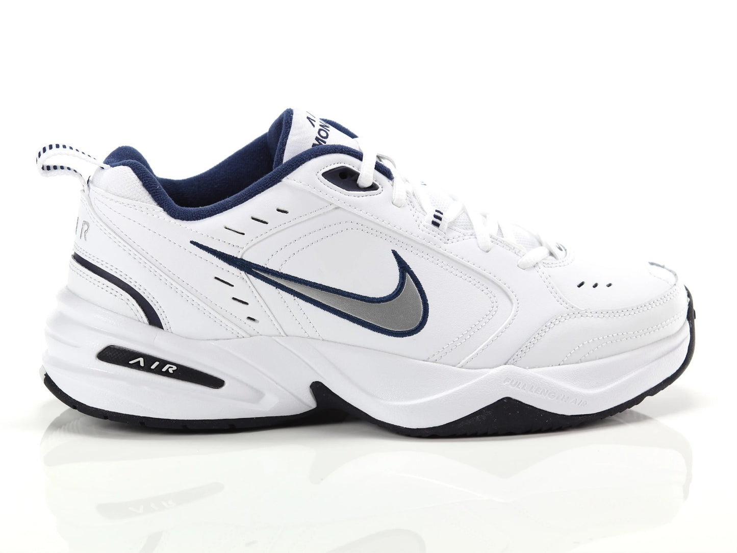 NIKE AIR MONARCH IV WHITE/METALLIC SILVER 415445-102
