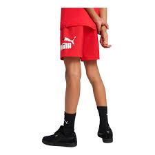 PUMA ESS LOGO LAB SUMMER WOVEN SHORTS B RED 685796-11