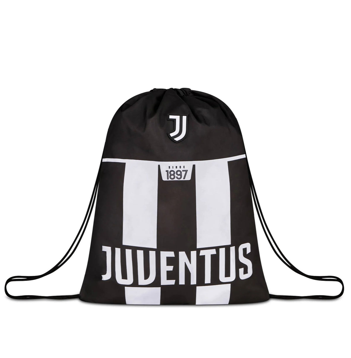 Juventus Sacca Easy Zaino a Sacca Ufficiale Juventus FC in Poliestere Bianco Nero per Sport Palestra Calcio e Scuola Idea Regalo Tifosi 30B602610