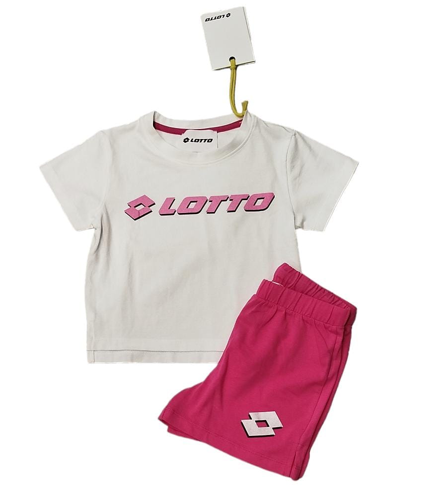 LOTTO COMPLETO 2 PEZZI BIANCO/FUXIA LT0204-015