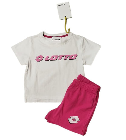LOTTO COMPLETO 2 PEZZI BIANCO/FUXIA LT0204-015
