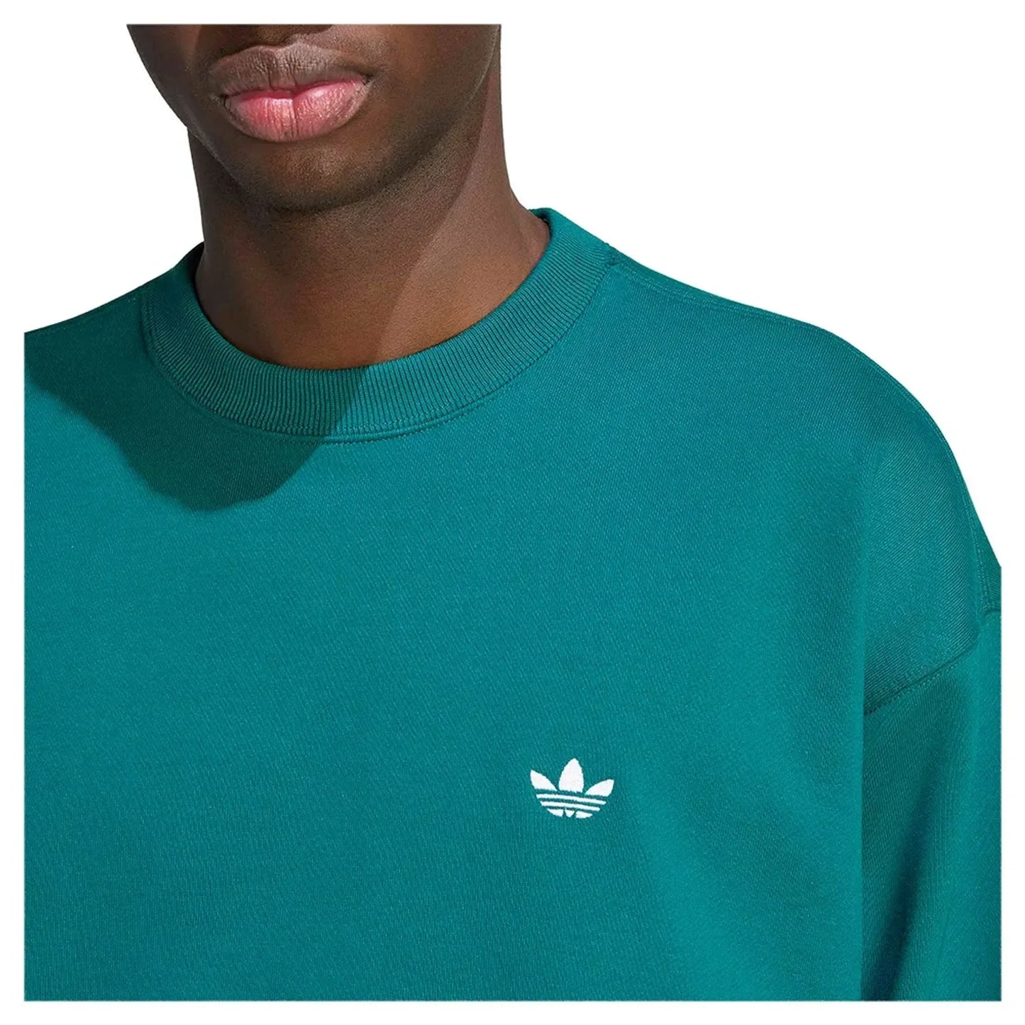 Adidas Essentials Loose Crew – Felpa Uomo Verde