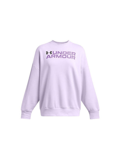 UNDER ARMOUR RIVAL FLEECE WORDMARKOS CREW 1386513-535