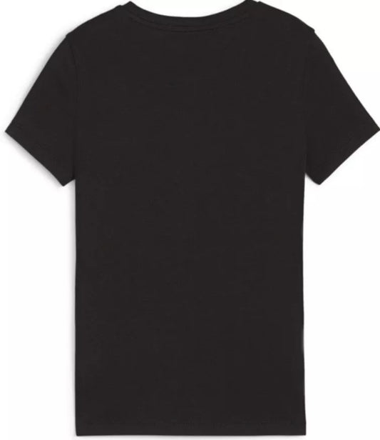 PUMA ESS+ SCRIPT TEE G BLACK 679402-01