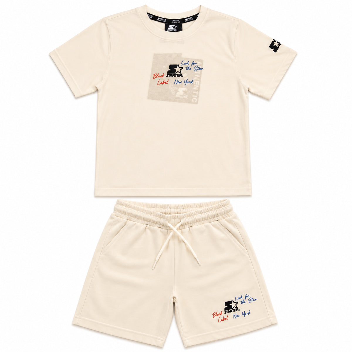 Starter COMPLETO MAGLIA+BERMUDA CREMA/CREMA 173 BB ST